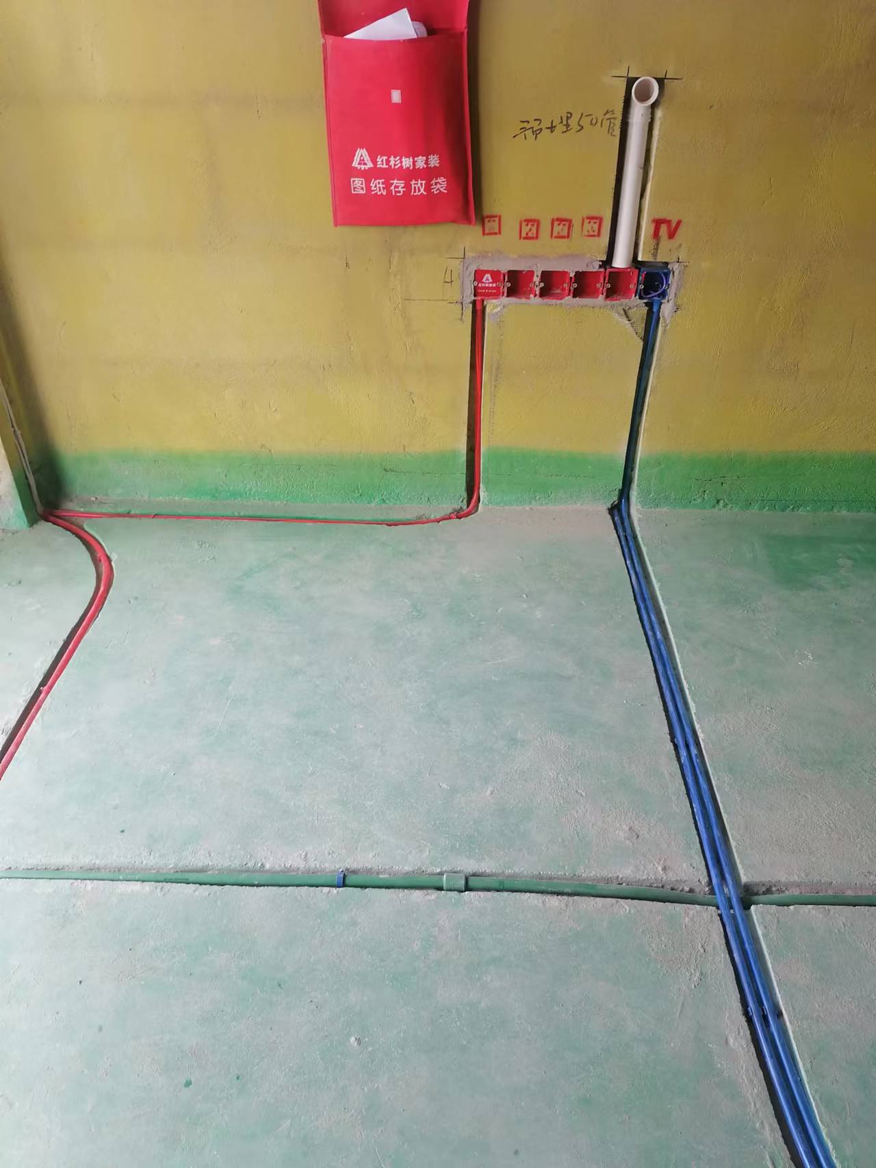 tj中建星光城水电工地验收